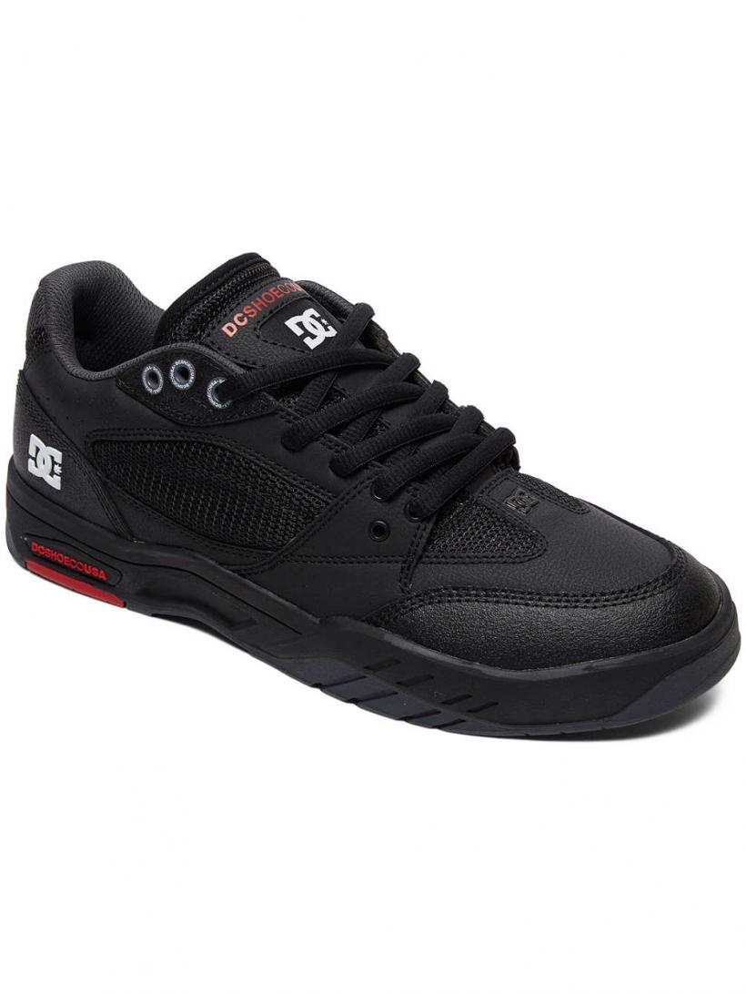 DC Maswell Black/White/True Red | Mens Sneakers