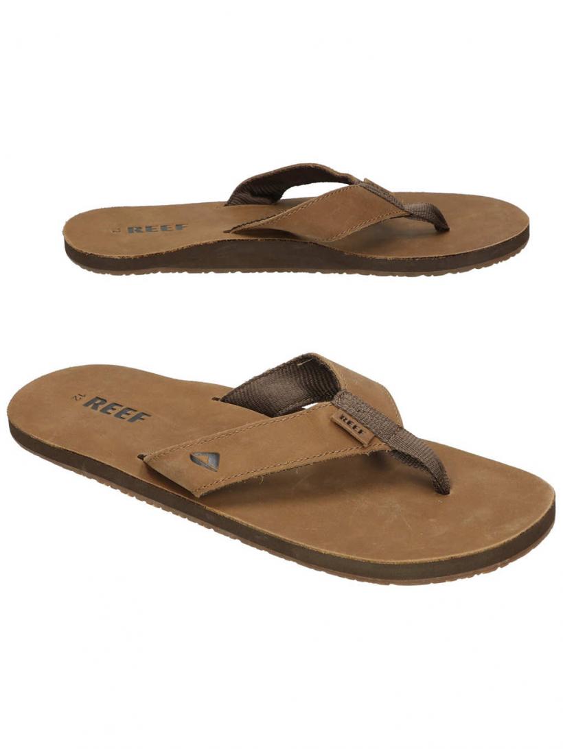 Reef Leather Smoothy Bronze Brown | Mens Sandals