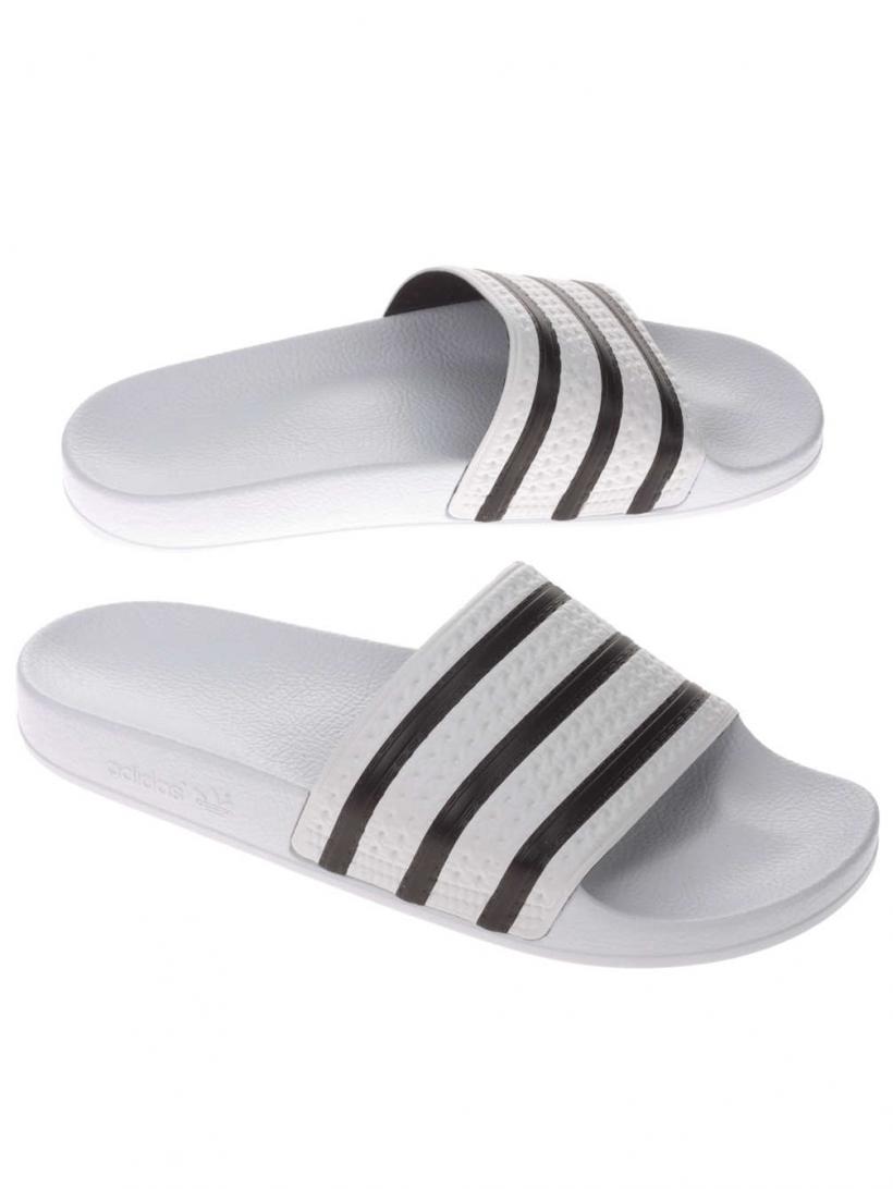 adidas Originals Adilette White/Black1/White | Mens/Womens Sandals