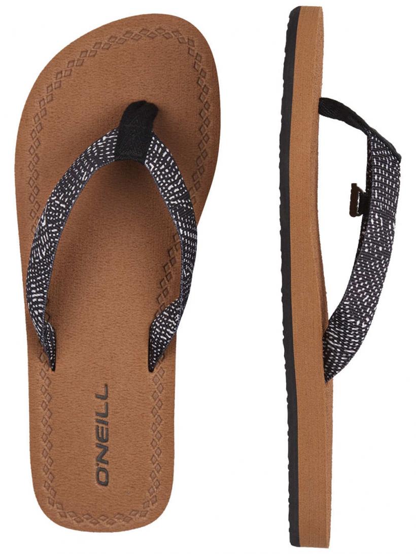 O’Neill Woven Strap Black Aop W/ White | Mens/Womens Sandals