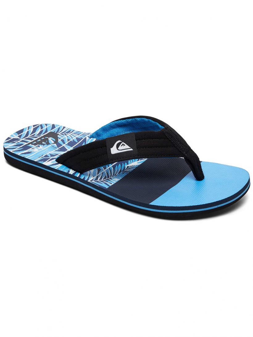 Quiksilver Molokai Layback Black/Blue/Blue | Mens Sandals