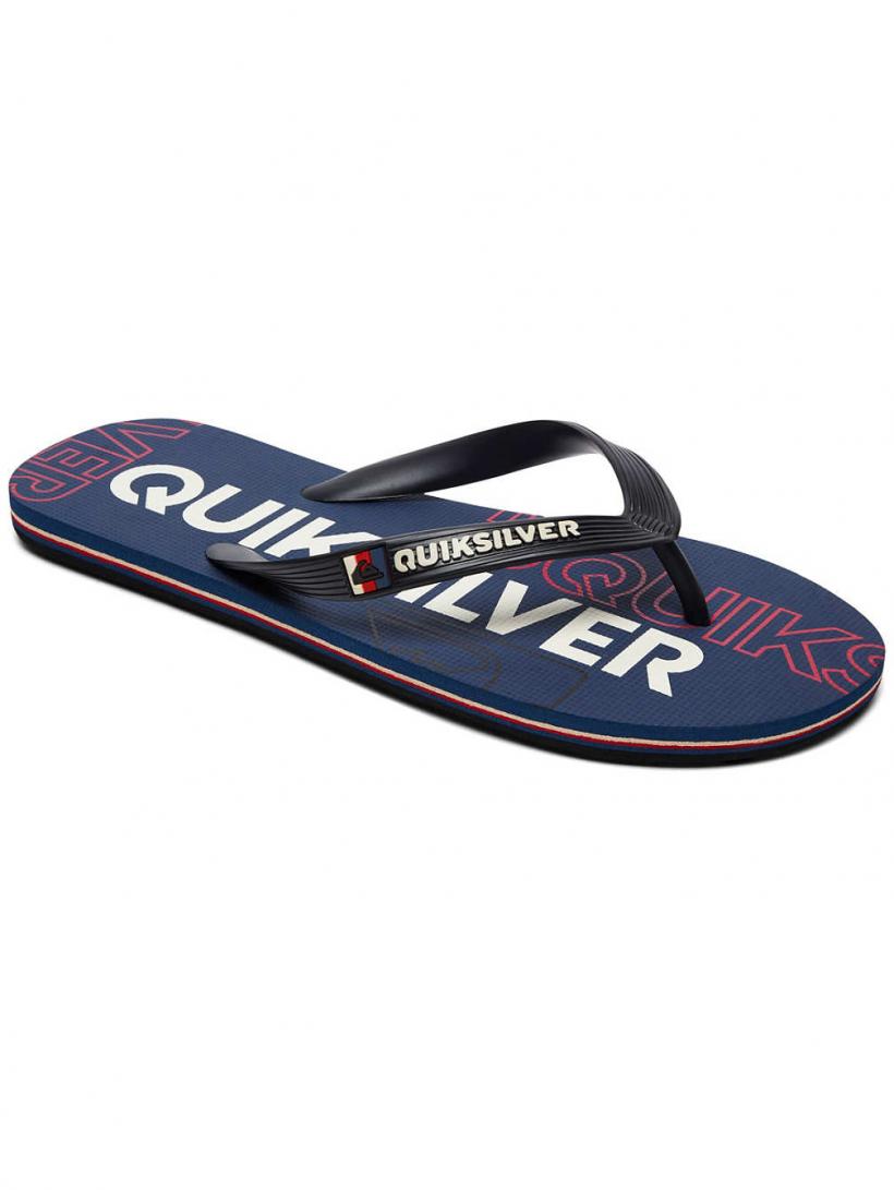 Quiksilver Molokai Nitro Black/Blue/Red | Mens Sandals